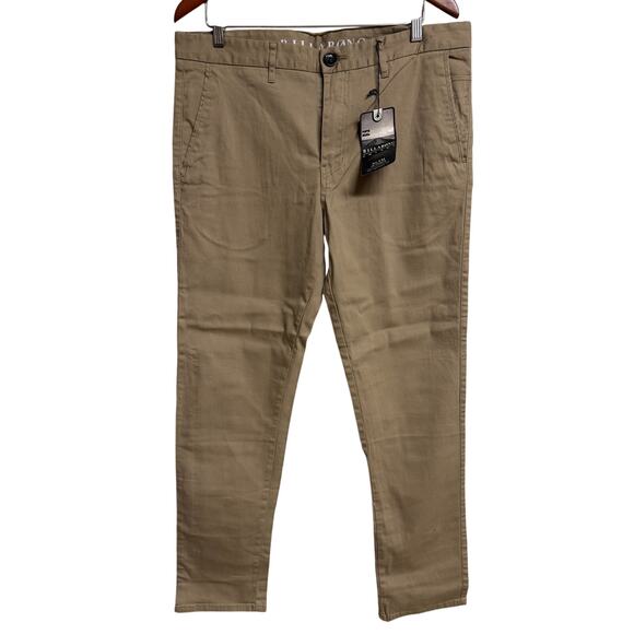 Billabong Other - Billabong Mens Khaki Slim Pants Size 36 x 32 Stretch Flat Front Casual Work New